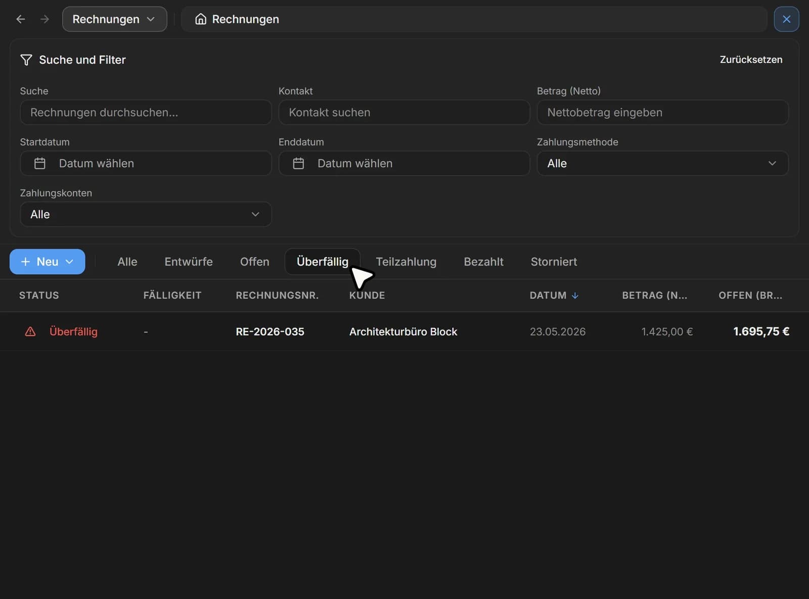 Smart Filtering & Quick Collection Tracking